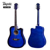 Guitare acoustique électrique Tayste T411 en gros, 41 pouces, avec égaliseur intégré - 7545R