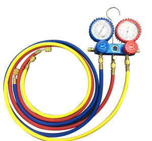 R410A R22 R404A HVAC एक/सी चार्ज सेवा कई गुना गेज प्रशीतन सेट - Product Image 3