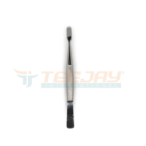 Pinzas de Acero Inoxidable Pulido Plateado para Coleccionistas de Sellos/Monedas/Vidrio, Punta de PVC, 12.5CM de Longitud, Manipulación Sensible para Laboratorio - Product Image 1