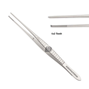 Phẫu thuật mô kẹp biểu tượng tùy chỉnh mô kẹp với răng 1x2 răng mô nhíp <span class=keywords><strong>CE</strong></span> PK 5 năm dụng cụ phẫu thuật - Product Image 6