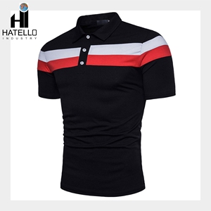 High Quality Wholesale Custom Polo Shirts Your Own Logo Quick Dry Mesh PoloTees Breathable Polo - Product Image 6