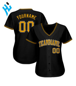 Jersey de béisbol ajustado personalizado por sublimación, ropa deportiva barata, venta al por mayor - Product Image 3