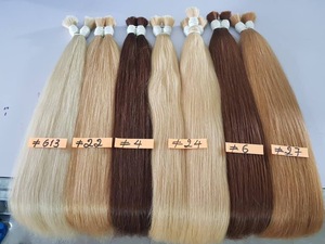 Cabello Humano Vietnamita, Estilo Liso Sedoso, Color 4 #   Extensiones de Cabello Humano Virgen Remy Color Castaño Claro - Product Image 6