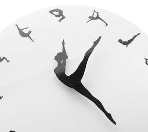 Mejor Vendedor 3D acrílico decorativo <span class=keywords><strong>de</strong></span> la pared <span class=keywords><strong>de</strong></span> <span class=keywords><strong>ballet</strong></span> reloj diy con adhesivo para la habitación - Product Image 4