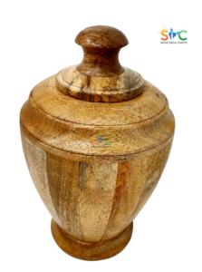 Urnas de cremación de madera torneadas a mano de alta calidad hechas a mano para cenizas para que sus seres queridos mantengan su memoria - Product Image 2