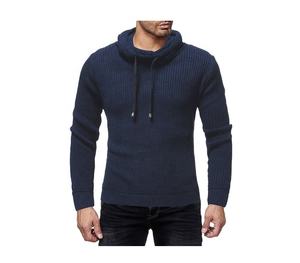 Venta al por mayor de encargo de alta calidad 100% algodón en blanco liso sudaderas con capucha hombres sudaderas con capucha negro - Product Image 4