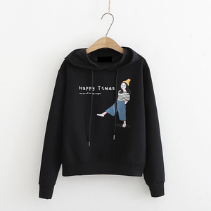 เสื้อกันหนาวมีฮู้ดสำหรับผู้หญิง,เสื้อฮู้ดแขนยาวสีพื้นสำหรับสตรีทแวร์เสื้อกันหนาวถักสำหรับผู้หญิงผลิตในเวียดนาม - Product Image 3