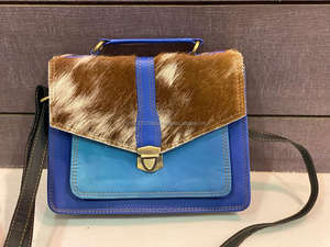 Sacs à bandoulière en cuir de vachette recyclé multi élégant de l'Ouest sacs à main en cuir de haute qualité sac à bandoulière latéral coloré pour femmes - Product Image 4