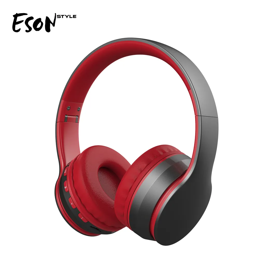 Diadema estilo Eson V5.0 con cable, Radio Fm, estéreo, Hifi, inalámbrica, Oem, regalo Ce Rohs Bqb, auriculares por encima de la oreja con Bluetooth