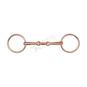 German Steel Silver Mouth Bits Loose Ring Snaffle Equestrian <b>Riding</b> Western <b>Horse</b> Bit Stallion's Legging - Product Image 5
