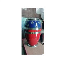 Brassworld India Urna de cremación de latón de un solo grabado para funerales - Product Image 3