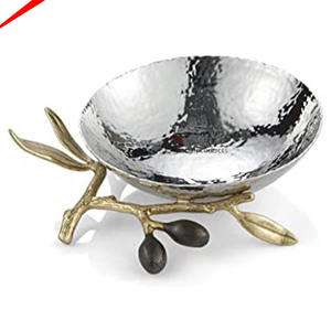 Cuenco redondo de metal de lujo 2025 con cuenco de mariposa dorada de diseñador para la decoración del hotel del hogar de la boda - Product Image 5