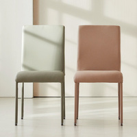 Cadre en acier PU industriel Style nordique moderne, mobilier d'intérieur, pour la maison, salle à manger, café, hôtel, chaise, 1 pièce
