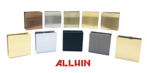 ALLWIN Recubrimiento de Construcción con Acabado Bronce Envejecido por Inmersión en Aceite para Acero, con Herrajes para Puertas de Vidrio como Materia Prima Principal - Product Image 2