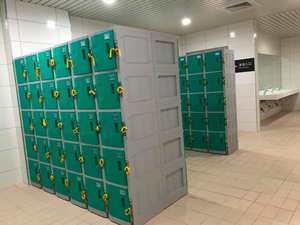 Small Size ABS Plastic Stainless Coin Operated Locker for Sports Fitness Yoga Conter - Product Image 3