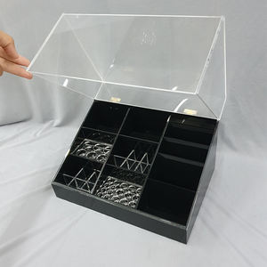 Armario de exhibición de cosméticos de diseño colorido, esquinero para labios, ojos y uñas - Product Image 5