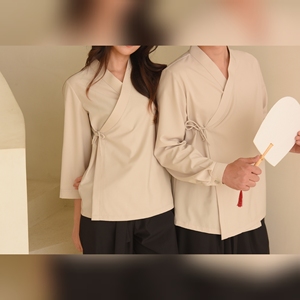 เสื้อใส่สบาย/วัสดุเย็นและนุ่ม/เสื้อฮันบกผู้ชาย/แฟชั่นเกาหลี/สไตล์ฟิวชั่น - Product Image 6