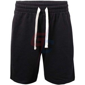 Pantalones cortos de entrenamiento de gimnasio para correr de lana informal de corte clásico para hombre Pantalones cortos informales de cintura elástica del mejor proveedor - Product Image 4