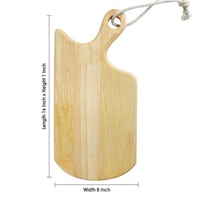 เขียงไม้สี่เหลี่ยมสำหรับห้องครัวสำหรับเสิร์ฟและตัดผลไม้ - Product Image 2