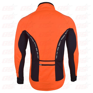 Chaqueta de ciclismo a prueba de viento para hombre, cortavientos reflectante - Product Image 3