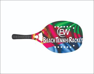 Raquettes de beach tennis avec face en fibre de carbone de 20 mm, poignée en fibre de carbone, filet en fibre de verre, poids 310-330 g, longueur 50 cm - Product Image 5
