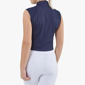New Arrival Equestrian Women Shirt Cut Sleeves Stretchy Fit Custom Clothing Bulk Wholesale Baselayer <b>Top</b> <b>Horse</b> <b>Riding</b> Shirts - Product Image 3
