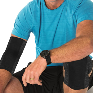 Hot Sale Gym Adjustable knee sleeves-<b>ankle</b> bands Elastic Knee Long Leg <b>Support</b> Sleeve Pads - Product Image 5