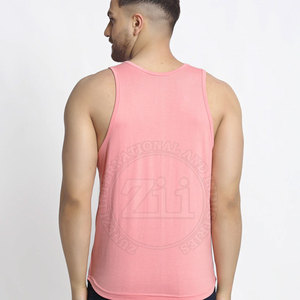 Débardeur en coton tricoté de haute qualité pour homme, séchage rapide, respirant, décontracté, pour la gym, le fitness, le streetwear, avec impression personnalisée, OEM - Product Image 4