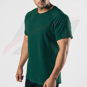 Meilleures ventes en gros de vêtements de fitness slim à manches courtes et col en O en coton de haute qualité t-shirt pour hommes streetwear design personnalisé - Product Image 2
