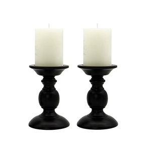 Wedding Wood <b>Candle</b> <b>Holders</b> <b>Tall</b> Wood <b>Candle</b> Stand Decoration Wooden Craft for Home Metal Tealight Cheap Price - Product Image 4