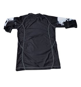 Chemises de gymnastique de compression unisexes avec logo personnalisé UV BJJ MMA à manches longues polyester/nylon Rash Guard OEM pour adultes surf - Product Image 3