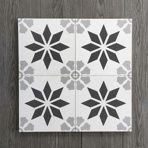 Carrelage carré marocain imprimé pour salle de bain, carreaux de corps complète pour décoration - Product Image 3