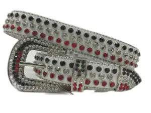 Western Cowgirl Bling Rhinestones Belt Quality Studded Belt For Women