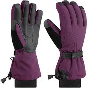 Ki <b>Glove</b> for Men <b>Women</b> Extreme Cold Weather 3M Thinsulate Touchscreen Windproof Cuff Thick Wicking Insert for Bike Snowboard - Product Image 5