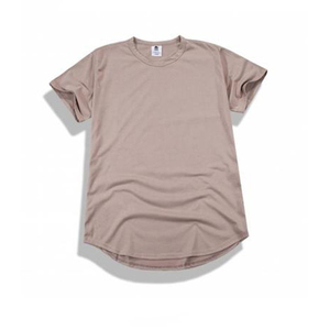 Camisetas de hombre con hombros caídos Camiseta de manga corta para hombre Camiseta de moda con hombros caídos Cuello redondo Blanco liso Camisetas de talla grande - Product Image 5