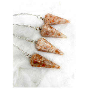 Péndulos facetados de cuarzo, cristal de Color claro, calidad superior, al menos precio - Product Image 1