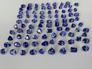 Tanzanita Natural, lote Superb, calidad superior, mezcla - Product Image 2