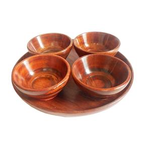 Ensemble de cuillères et d'assiettes en bois, contenant classique, de haute qualité, avec sécurité alimentaire, vente en gros, produit de fabrication - Product Image 4