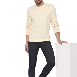 Sudadera personalizada de estilo callejero para hombre, de alta calidad, venta al por mayor, con cuello redondo - Product Image 4