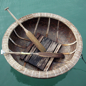 Bote Redondo de Bambú Tradicional Vietnamita de Alta Calidad, Tipo Coracle, para Parques Acuáticos, Resorts y Entretenimiento - Macy - Product Image 6