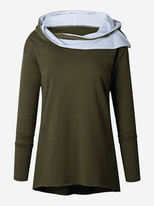 Sudaderas con Capucha de Forro Polar Ecológicas para Mujer, Sudaderas Deportivas, Diseño Personalizado Liso, Otoño Invierno, Talla Grande, Logotipo Delantero y Trasero - Product Image 3