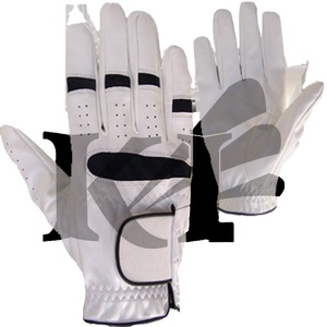 Gants de golf pour hommes de haute qualité Keven Impex KI-930 Master Grip en cuir Cabretta respirant, à enfiler, blancs, Australie - Product Image 1