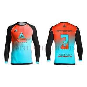 Camiseta de tiro de baloncesto por sublimación de mejor diseño personalizado, camisetas de tiro de manga larga 2025 de alta calidad personalizadas - Product Image 6