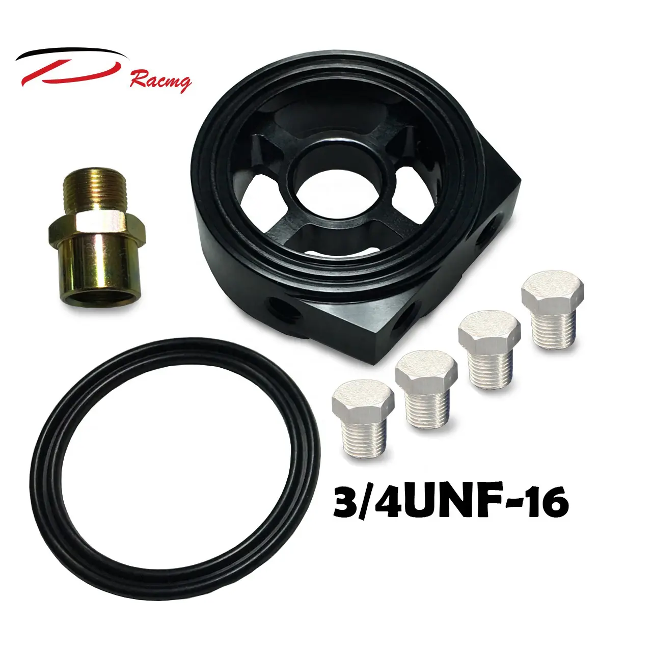 Auto Meter Sensor Attachment Sensor Adaptor Sandwich Plate Adaptor Size (3/4UNF-16) For Oil Temp Gauge / Oil Pressure Gauge