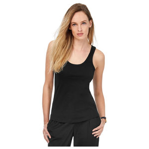 COTTON <b>VEST</b> WOMEN PLAIN SUMMER STRETCHY CASUAL TANK TOP T SHIRT WITH CUSTOM PRINTING DESIGN on WHOLESALE PRICE FROM MANUFACTURER - Product Image 2