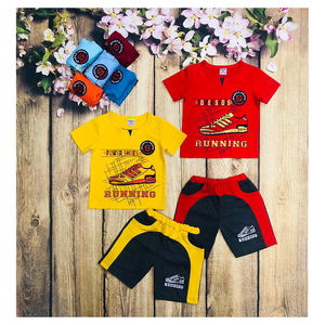Nuevos niños ropa conjunto ropa de bebé niño ropa de verano conjuntos de ropa para niños camiseta - Product Image 1