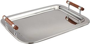 Bandeja de aperitivos de acero inoxidable con forma de huevo Plato de aperitivos ovalado - Product Image 2