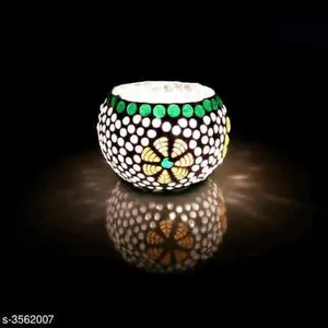 round colorful Moroccan glass votive candle holder for Christmas Home Hotel Spa Church & Festive decoration