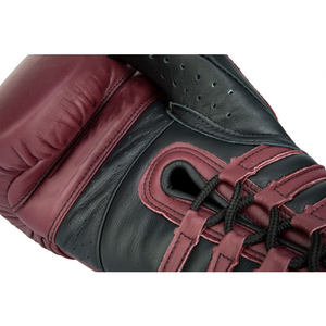 Gants de boxe en cuir véritable pour la pratique des arts martiaux - Product Image 3