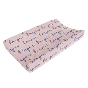 Almohadilla de cama para bebé, Protector de colchón de algodón orgánico, cubierta de almohadilla cambiante reutilizable - Product Image 1